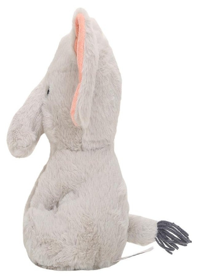 STRIDERS لعبة فيل قطيفة ناعمة من ستريدرز بأذنين ورديتين | حيوان محشو لطيف للأطفال | فيل محبب ومحبوب للبنات والأولاد | قطيفة ناعمة للعب - Image 3